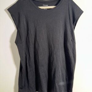 Frame Denim Women's Black muscle Top